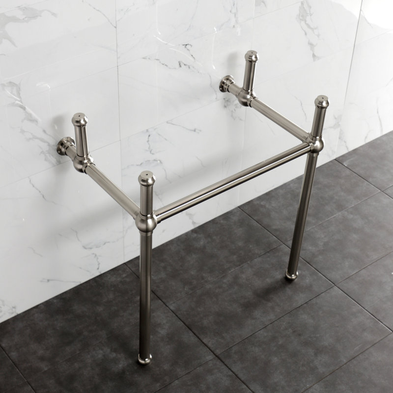 Kingston Brass Fauceture Brass Console Sink Legs, Brushed Nickel