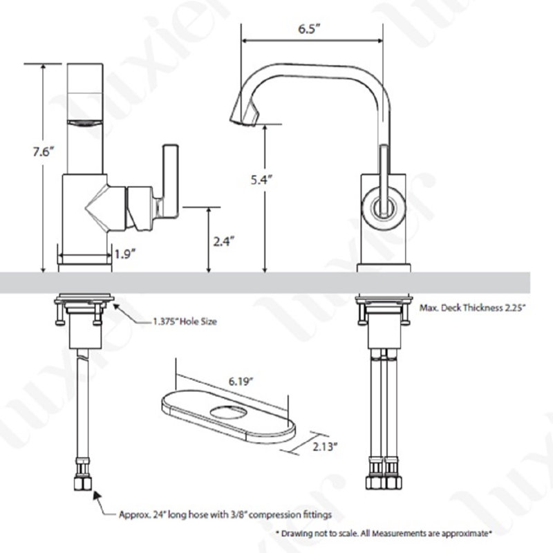 Single Hole Bathroom Faucet with Drain Assembly, Brushed Nickel