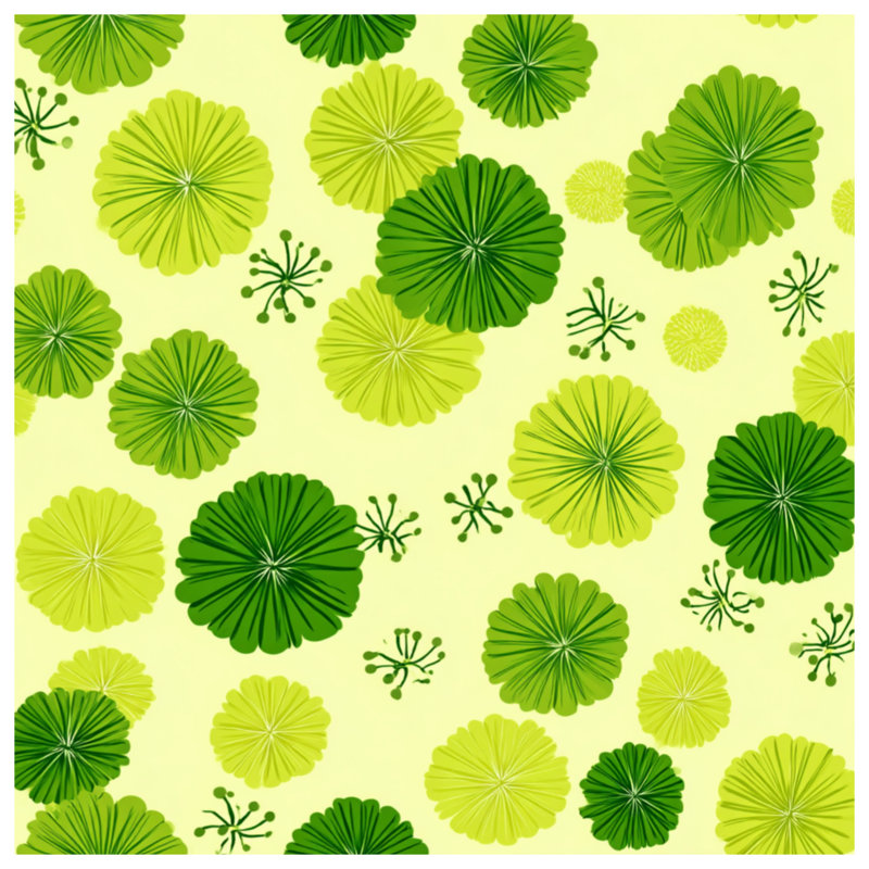 Couvre-lit matelassé vert à motif floral toutes tailles, Très grand lit