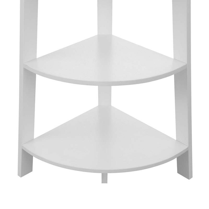 Haycraft Corner Bookcase, White