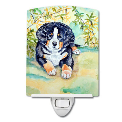 Bernese Mountain Dog Puppy Ceramic Night Light