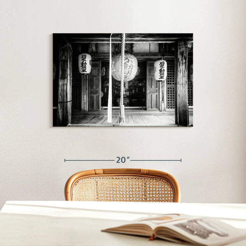 Adella Old Traditional Temple, 16" H x 24" W