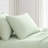 Martha Stewart Skylands Solid Cotton Percale Green Sheet Set-115629698-134145652