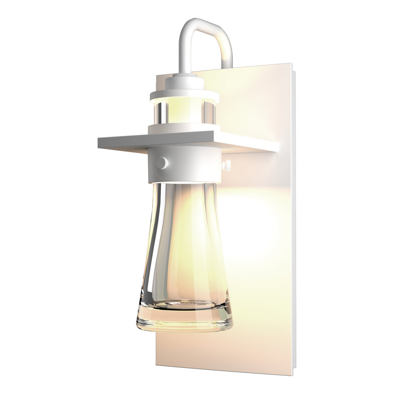 Erlenmeyer Large Outdoor Sconce, Coastal White