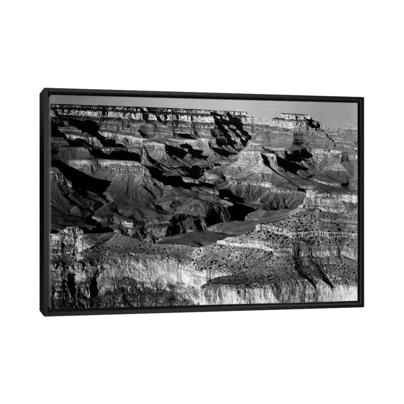 Grand Canyon National Park, Toile encadrée noire, Pas de tapis, H 18 po x l 26 po x P 1,5 po