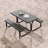 HDPE Picnic Table with Metal Base