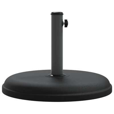 Porte-parapluie de jardin en plastique noir
