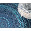 Tapis bleu en coton tressé à la main Panaca-1592253627