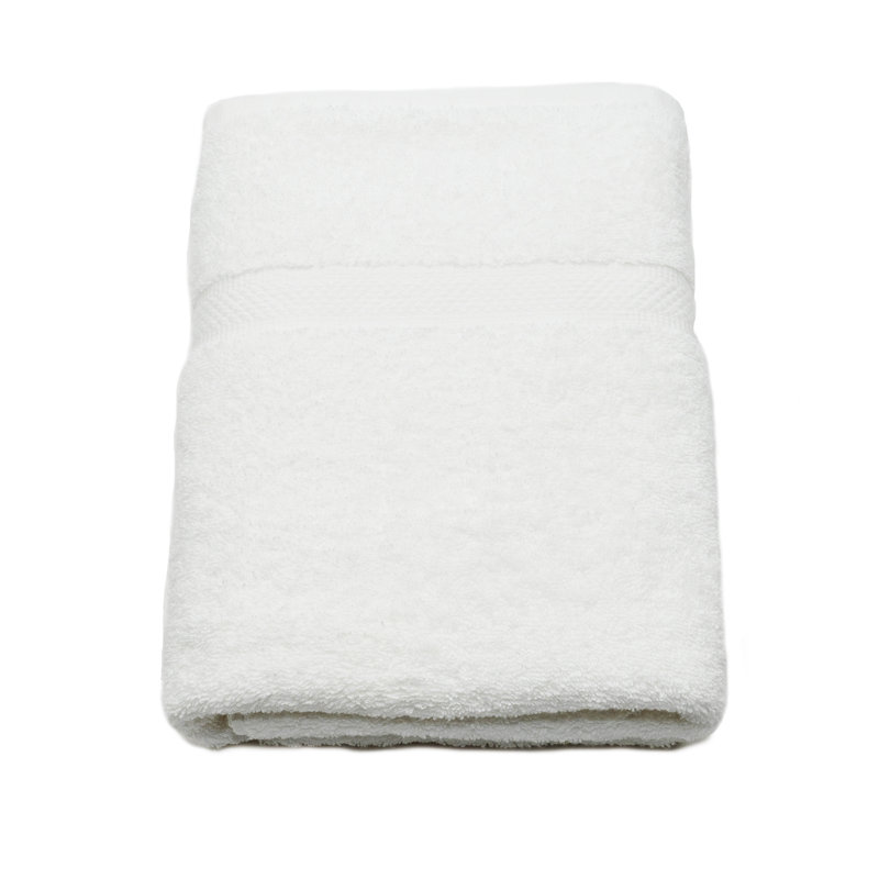 KPS Soft 6 Piece 100% Cotton Bath Towel Set By Rifz, White