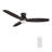 60-Inch Smart DC Ceiling Fan with LED Light, Remote Control, Works With Google Assistant And Amazon Alexa,Siri Shortcut