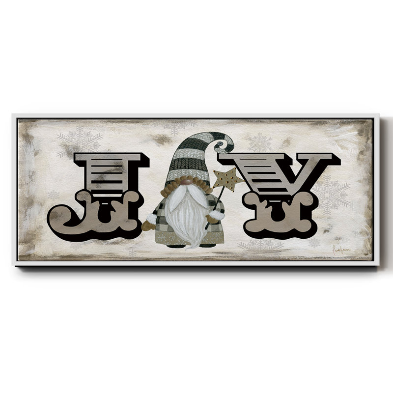 «Winter Wonderland Friends Joy», toile encadrée