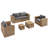 Akosh 6 Piece Thick Rattan Outdoor Sofa Seating Group With Coffee Tables