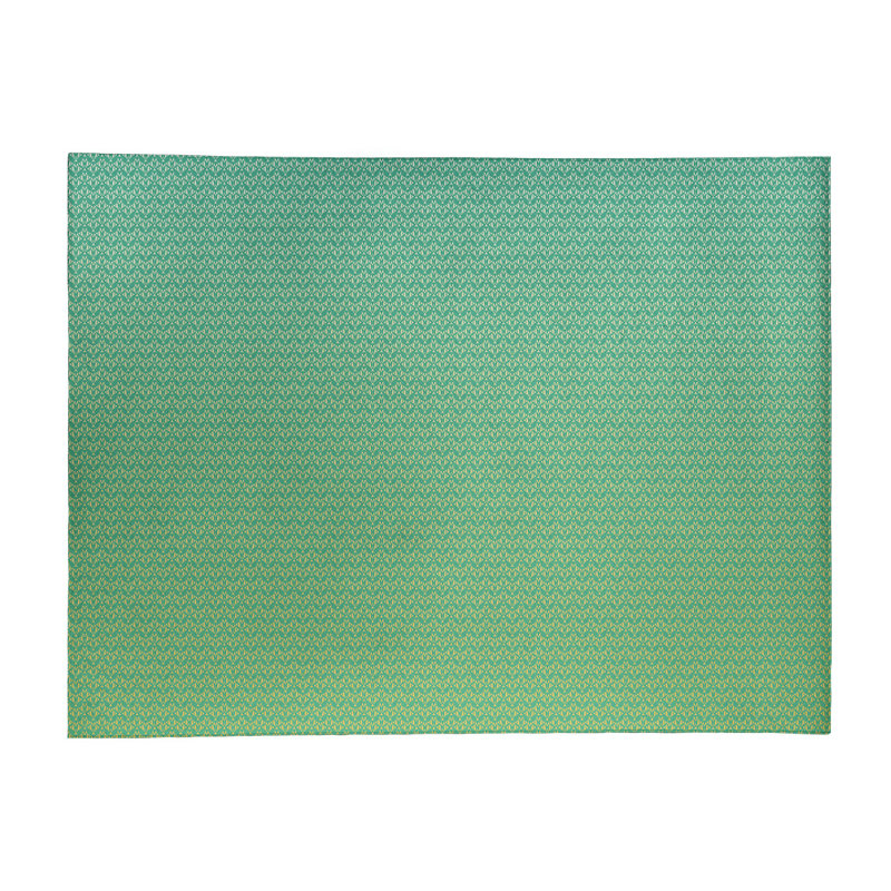 Tapis de zone verte art déco classic, Rectangle 4 pi x 6 pi