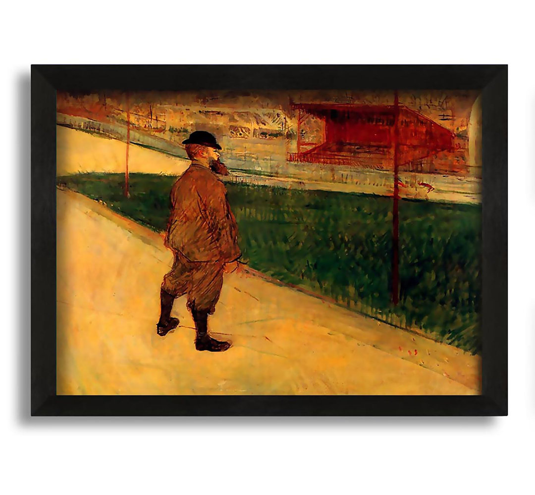 Gerahmtes Leinwandbild Tristan Bernard von Henri De Toulouse-Lautrec