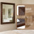 Solid Pine Wood Rectangular Wall Mirror