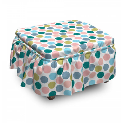 Box Cushion Ottoman Slipcover