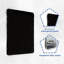 Miroir de salle de bain 30 po x 20 po - fixation murale, finition brillante, bord biseauté, image claire, conception imperméable brossée, coin arrondi, réflexion HD et imperméable-118018070
