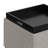 Natasha 18"W Upholstered Square Storage Ottoman with Tray Top and Metal Legs-1423407936