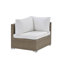Thecle 229cm Wide Patio Sofa with Cushions