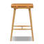Valentino 25" Genuine Leather Wood Counter Stool-1752233734
