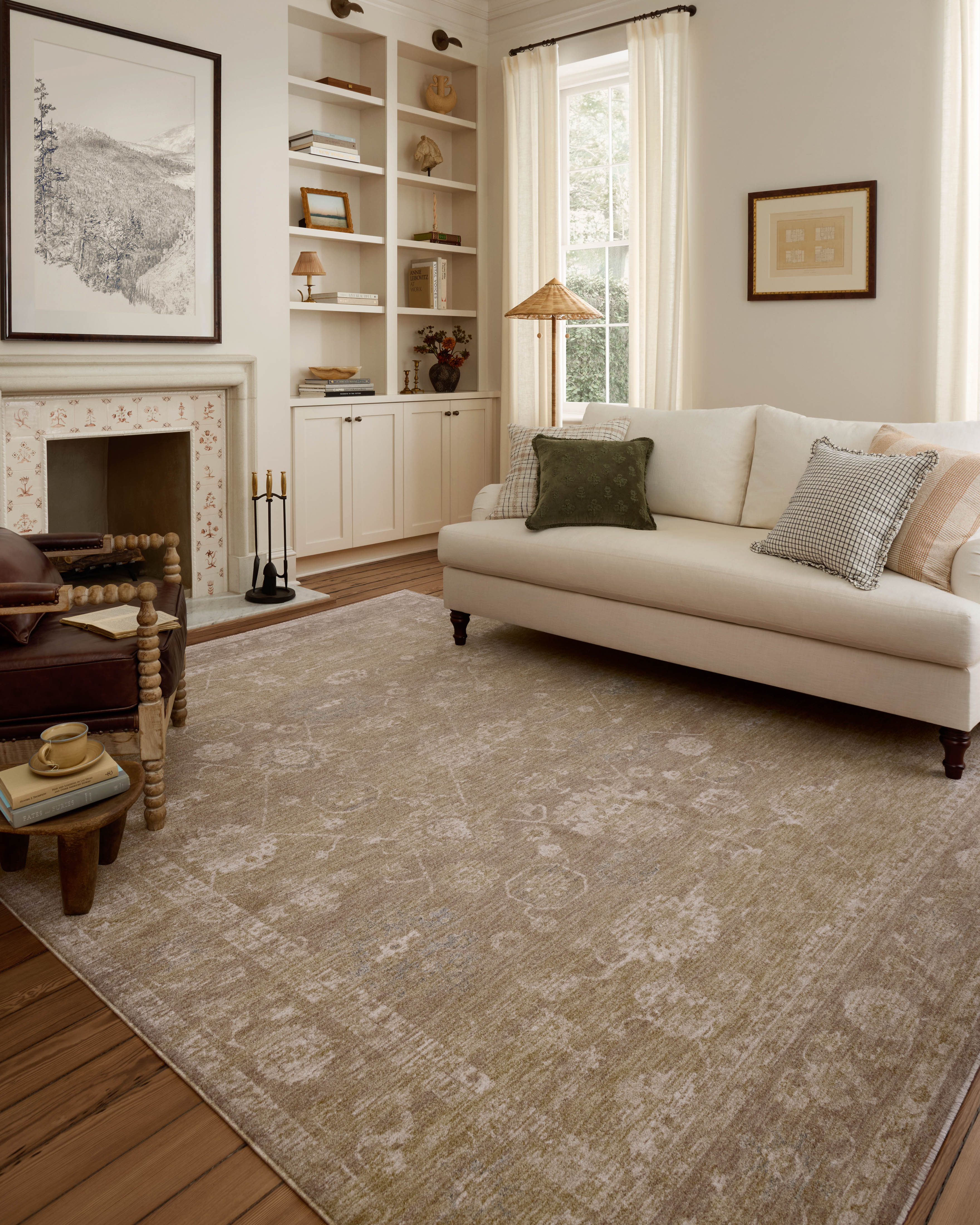 Chris Loves Julia x Loloi Louisa Taupe / Gold Area Rug & Reviews