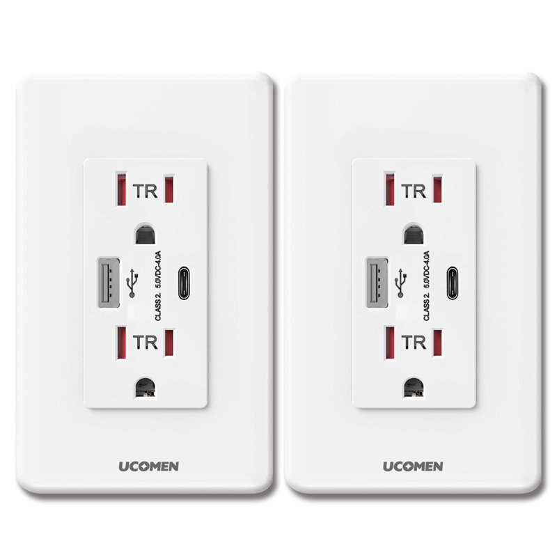 Tamper Resistant Decorator Outlet, 2