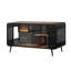 Spacious Cat House with Tempered Glass, for Living Room, Hallway, Study and Other Spaces-1105125300