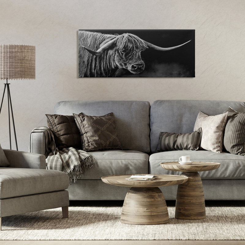 Highland Longhorn Portrait, conception de Patricia Reynolds