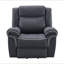 Fauteuil inclinable électrique en microfibre Domana