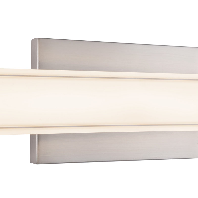 Garland 24-in Black dimmable LED Wall Sconce, Nickel