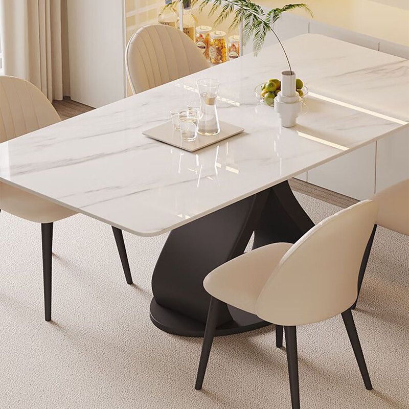 Modern Italian Dining Table, 29.5"H x 55.1"L x 31.5"W