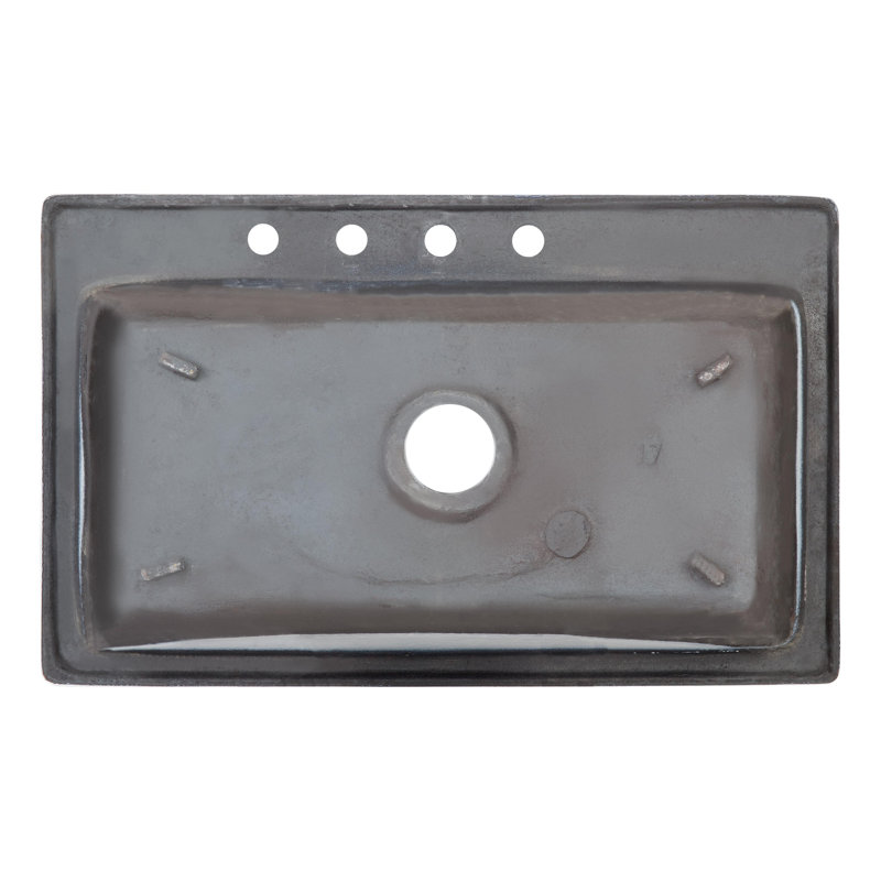 Frattina 36" L Drop-In Kitchen Sink, 4 hole