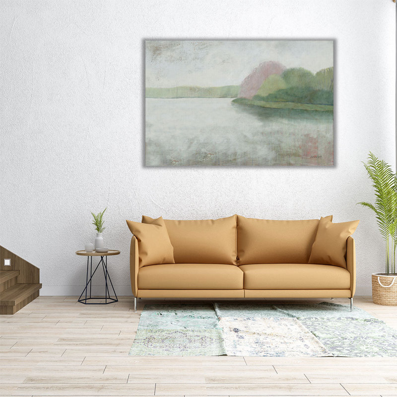 Nonquis Pond in May - reproduction d'art sur toile, H 12 po x l 18 po