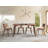 Aurthur Rectangular Dining Table in Walnut