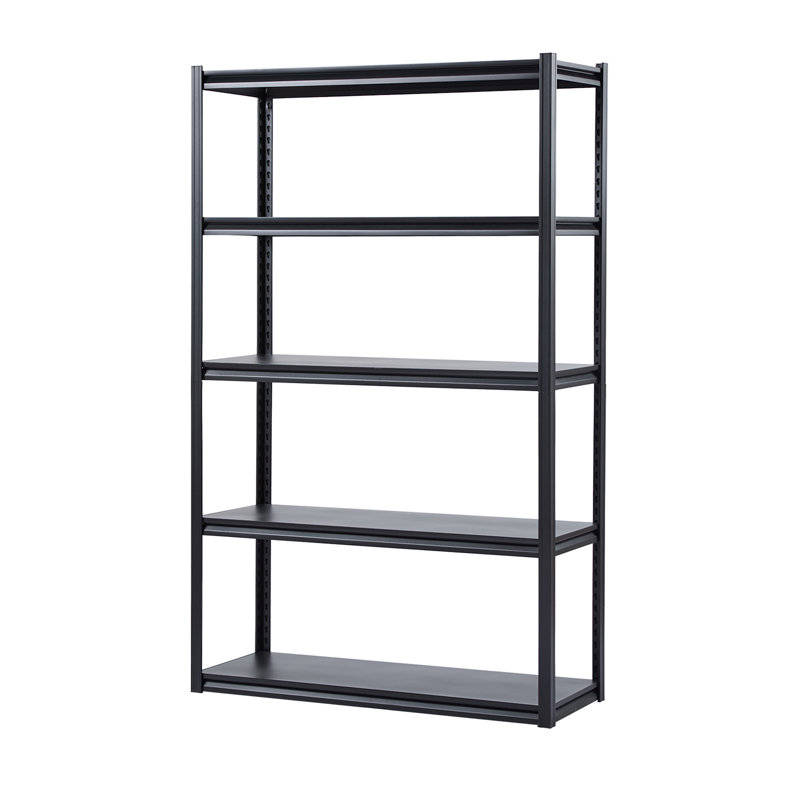 Tablettes de rangement à 5 niveaux de P 18 po x l 48 po x H 78 po