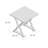 Ornellas Solid Wood Trestle Side Table