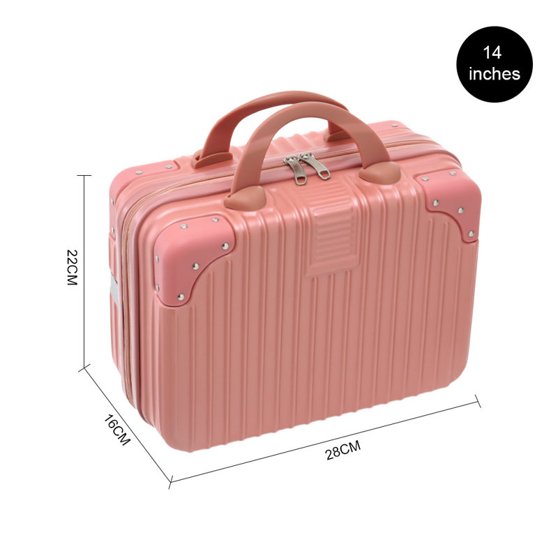 Travel Case, Rose Gold