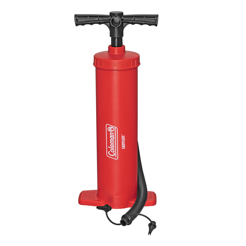 Coleman EasyFlate Dual-Action Manual Air Pump, Hand Pump Inflator with Adapters