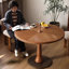 Table ronde en bois massif-133595285