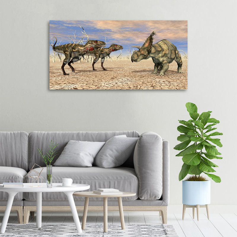 Dinosaurs - No Frame Print on Canvas