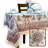 Merl Rectangle Floral Cotton Tablecloth