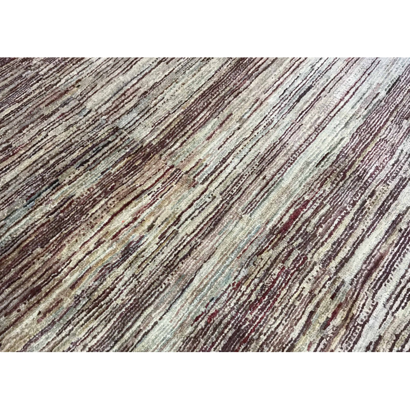 Hand-Knotted High-Quality Beige Area Rug