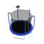 Trampoline 8 pi avec panier de basketball