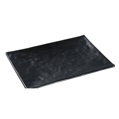 Black Pearl New Rectangular Melamine Dinner Plate