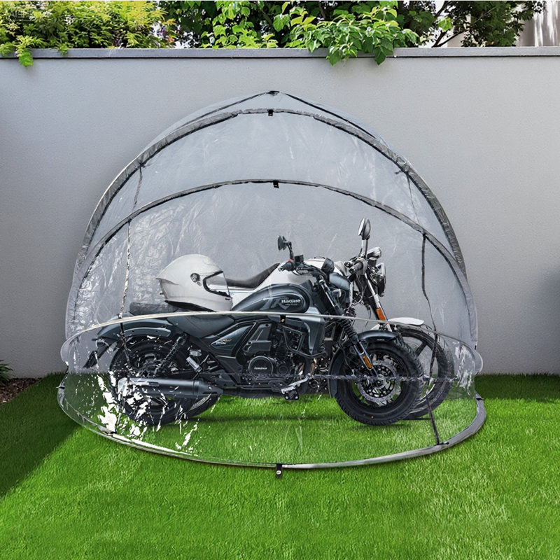 Tente de rangement murale pour vélo, Transparent