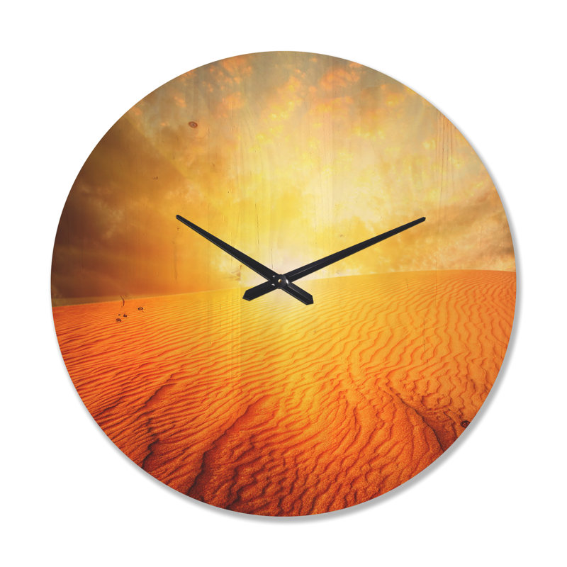 Horloge murale sable, Grand