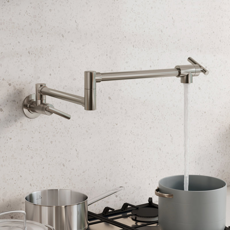 KISRAIS Kitchen Faucet, Brushed Nickel