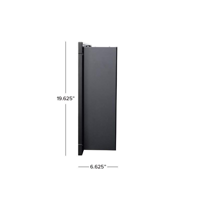 Highmark Luxe Virtual LCD Wall Mount Smart Electric Fireplace - Remote Control & Adjustable Multi-Color Flame, 67"
