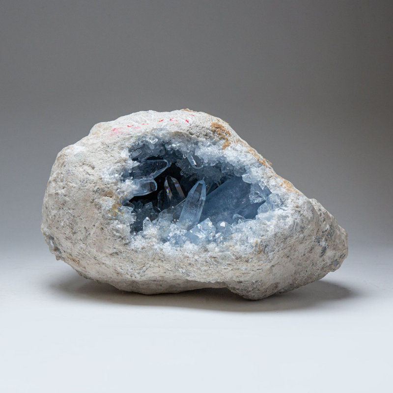 Blue Celestite Cluster from Sankoany, Ketsepy Mahajanga, Madagascar (21.4 Lbs)