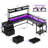 Mobean L-Shaped Computer Desk with Power Outlet-1875394626